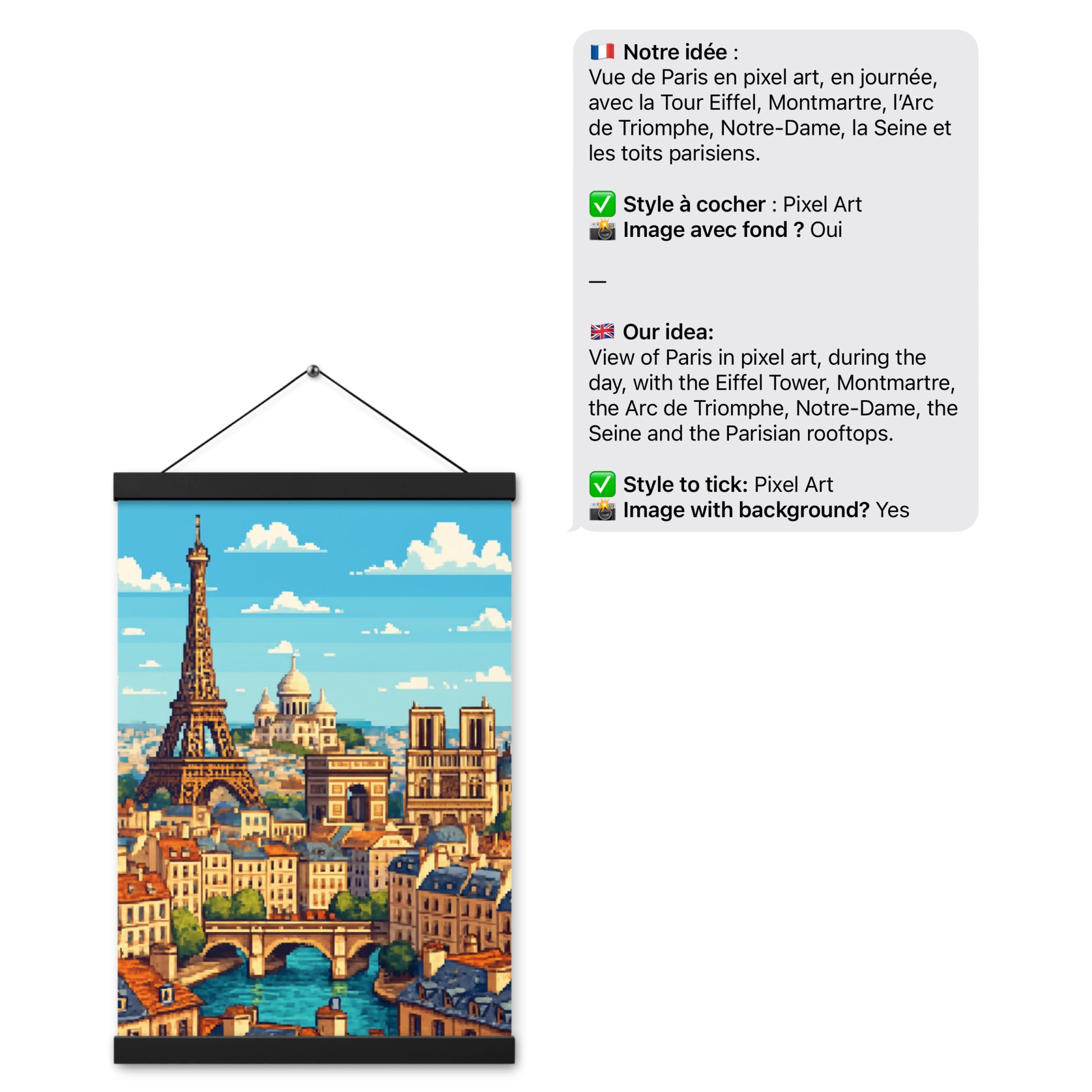 The Poster with hooks