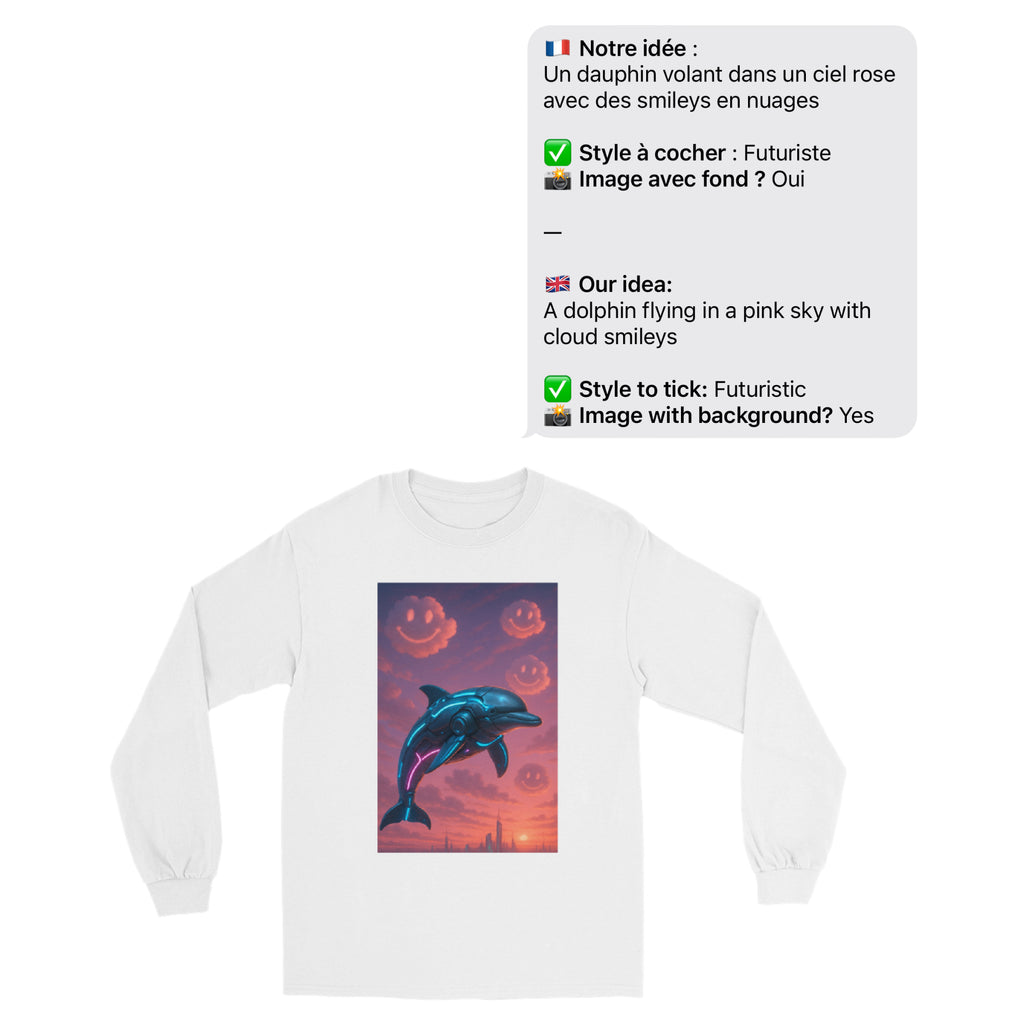 The long-sleeved T-shirt